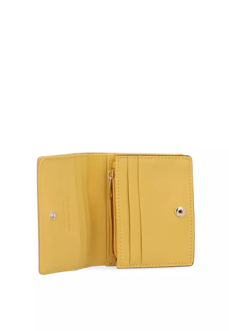 Cuddly Nylon Short Wallet - Dark Yellow