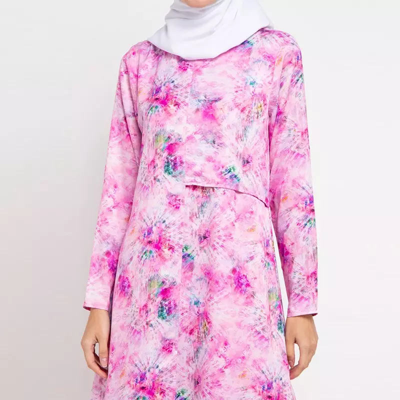 Maria Maxi Dress In Pink Print