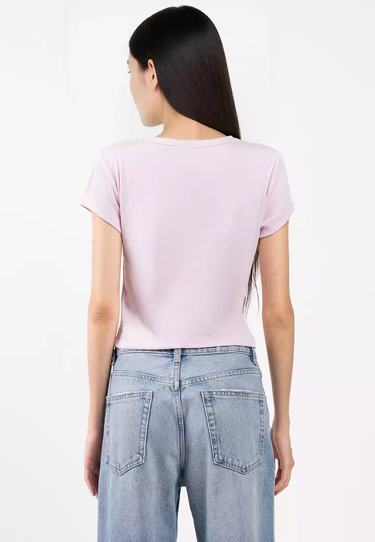Rib Baby Tee - Calvin Klein Jeans