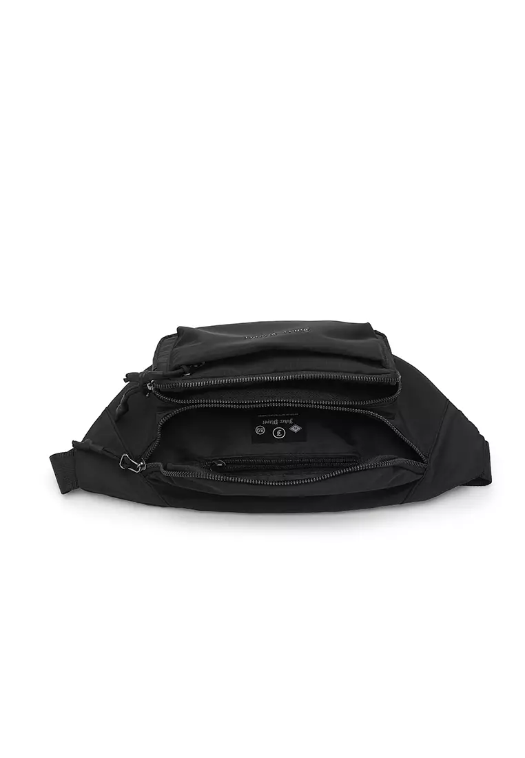 Men's Chest Bag / Sling Bag / Crossbody Bag - Black