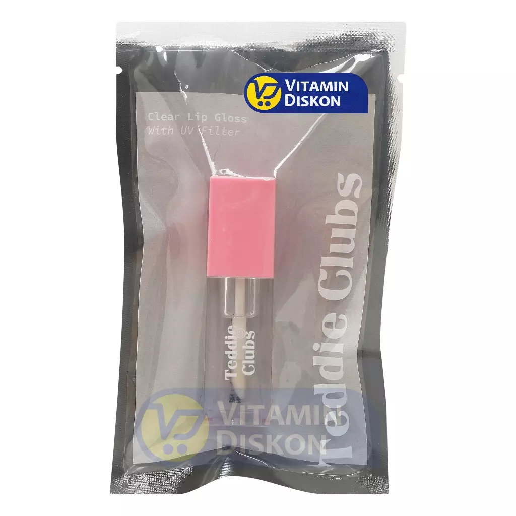 TEDDY CLUBS CLEAR LIP GLOSS WITH UV FILTER 3 ML