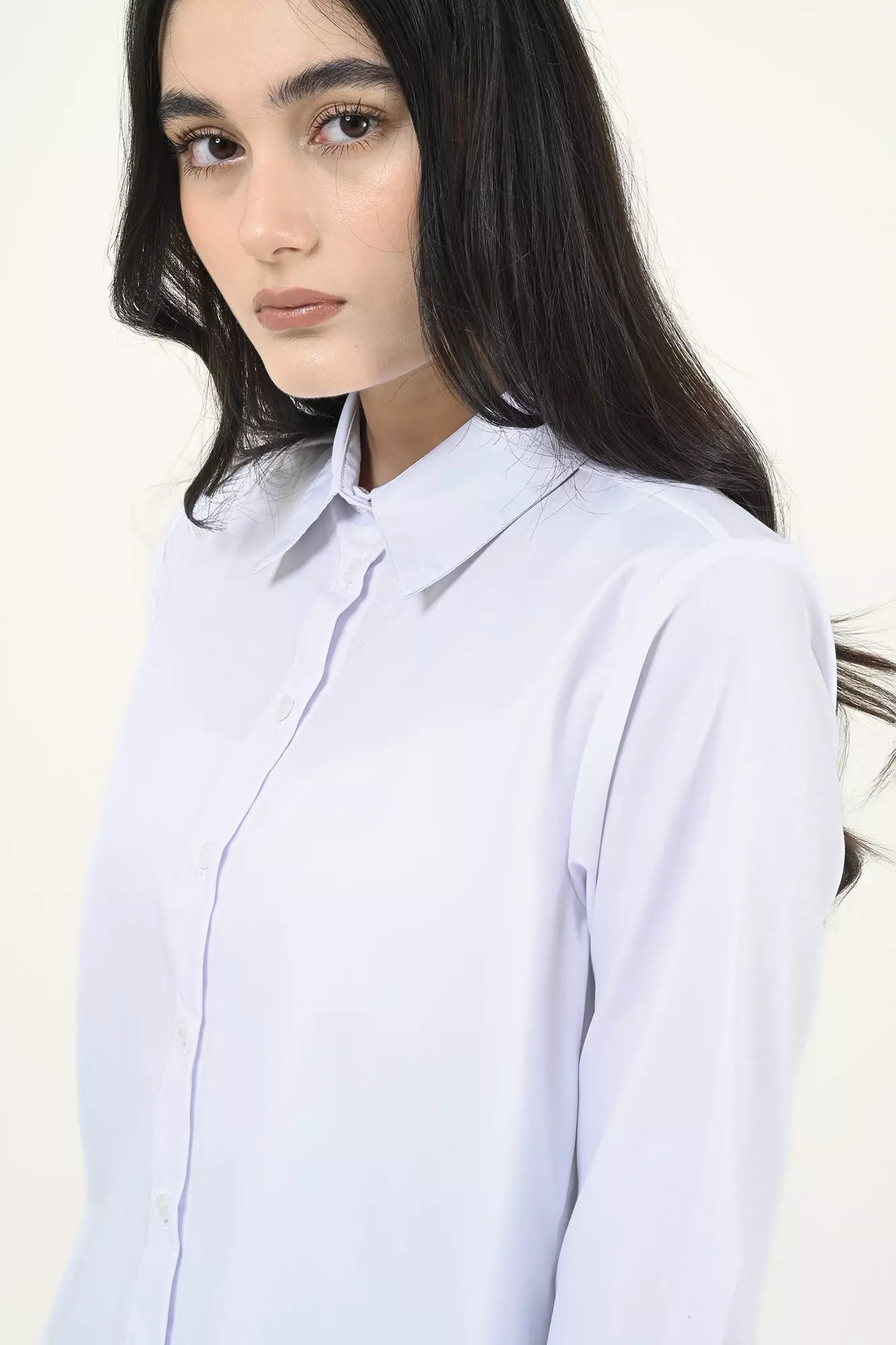 Geulis.id PORIKA SHIRT - Purewhite