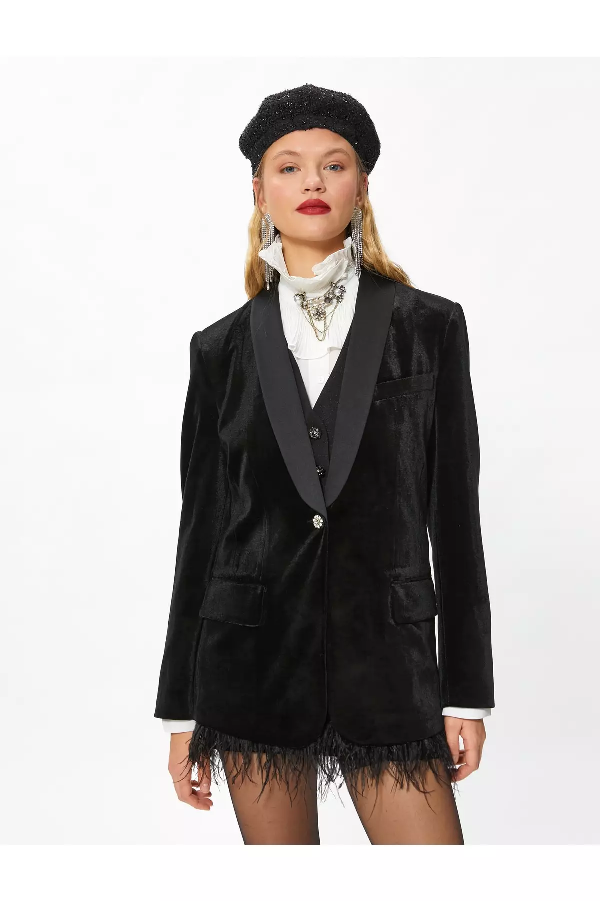 Velvet Blazer Jacket