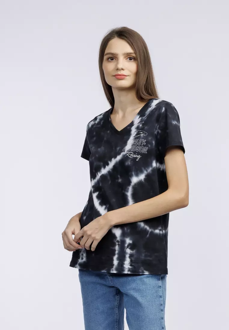 Harley-Davidson Tie Dye V-Neck Tee