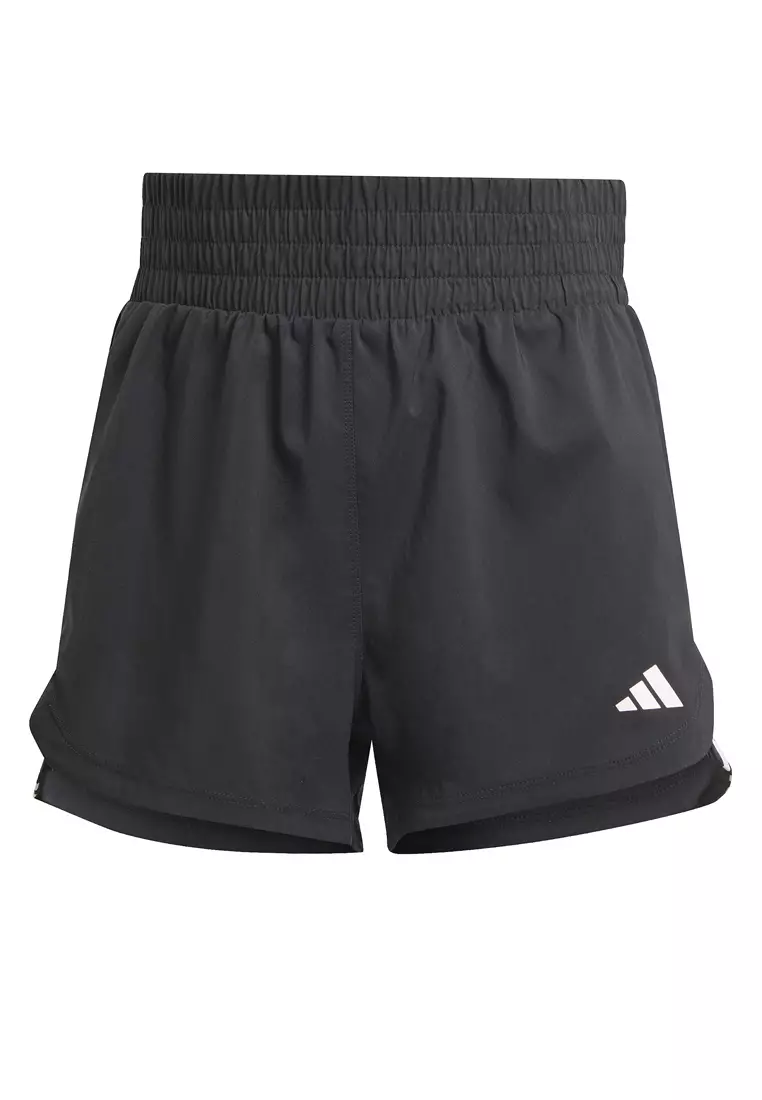 Jual ADIDAS pacer training 3-stripes woven high-rise shorts Original ...