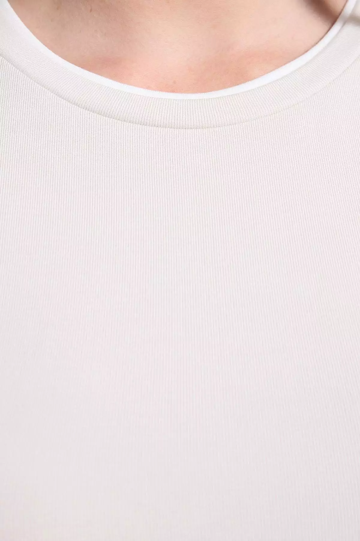 Wardrobe Essentials Stone Neckline Piped Detail Soft Keys Knitted Large Size Blouse Tbbss26Af00025
