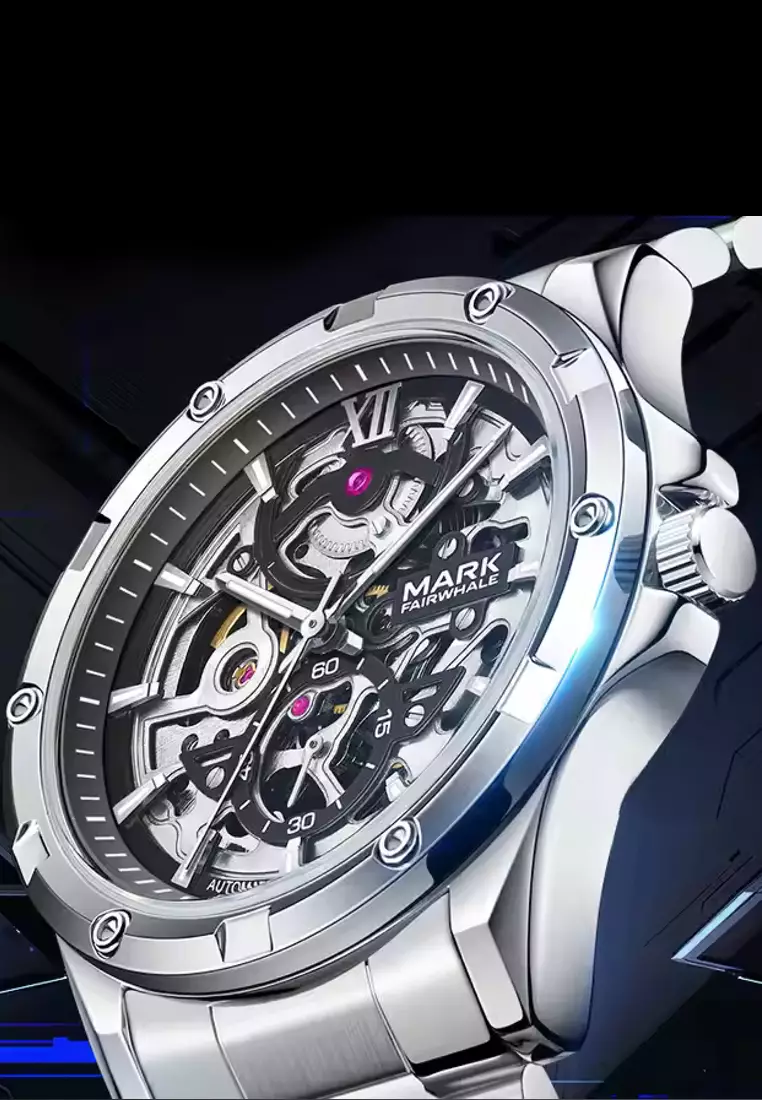 Unisex Automatic Watch, 44mm, Stainless Steel Bracelet