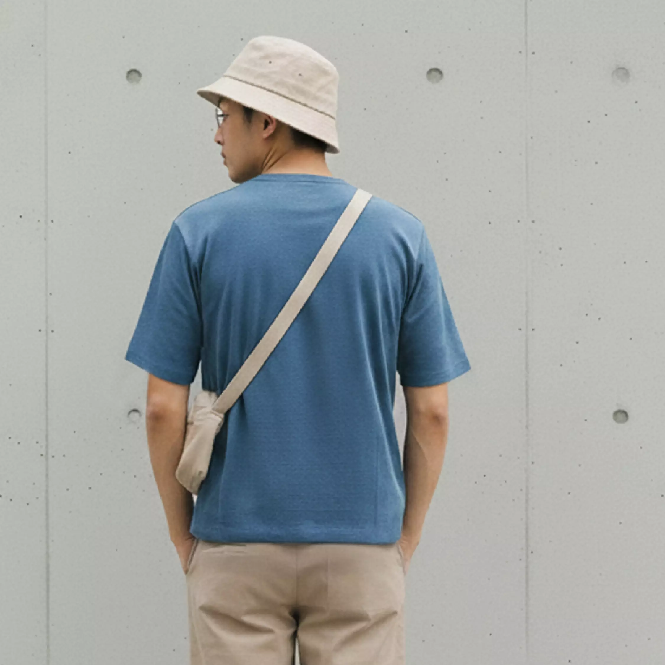 Kale PLUTO DENIM T-shirt Cotton Cloudy Boxy Fit - Kaos Korea - Atasan Kaos Pria - Kaos Basic Pria