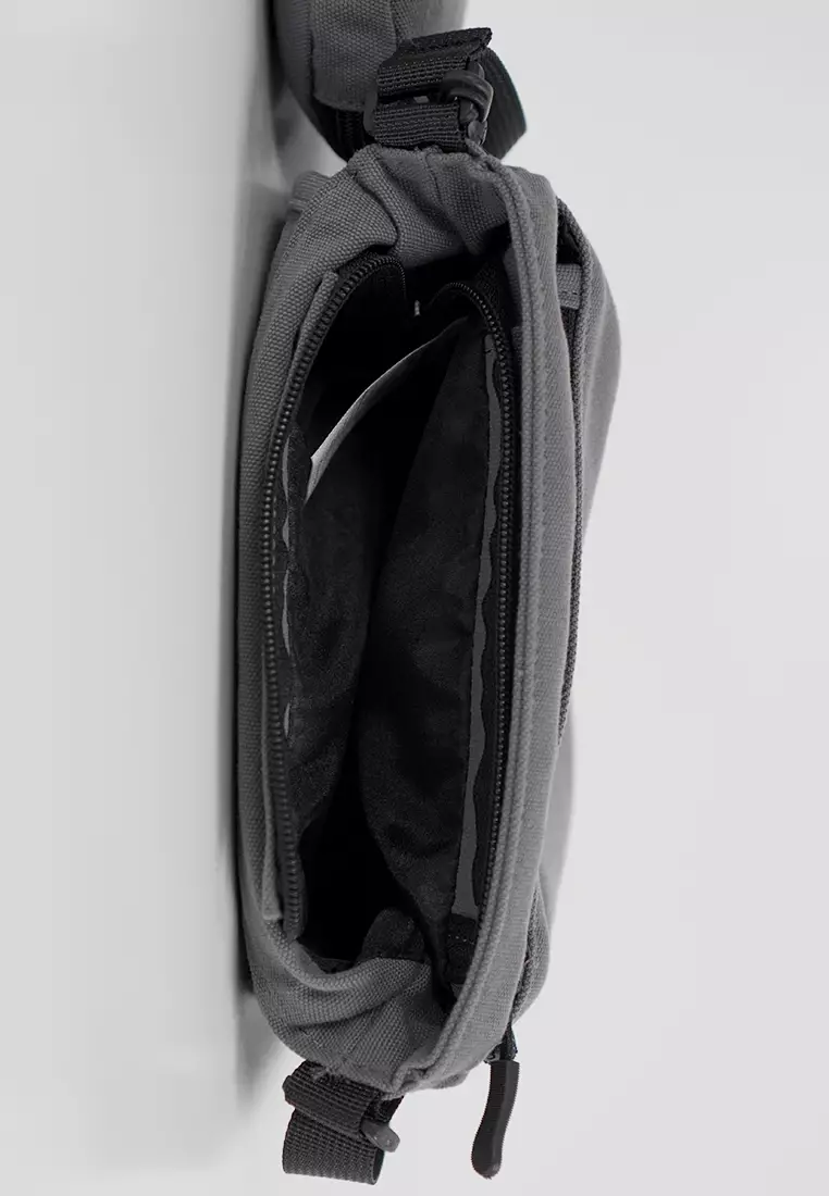 Tas Selempang Sling Bag Waterproof Anti Air Penutup Resleting Yua Series - Abu