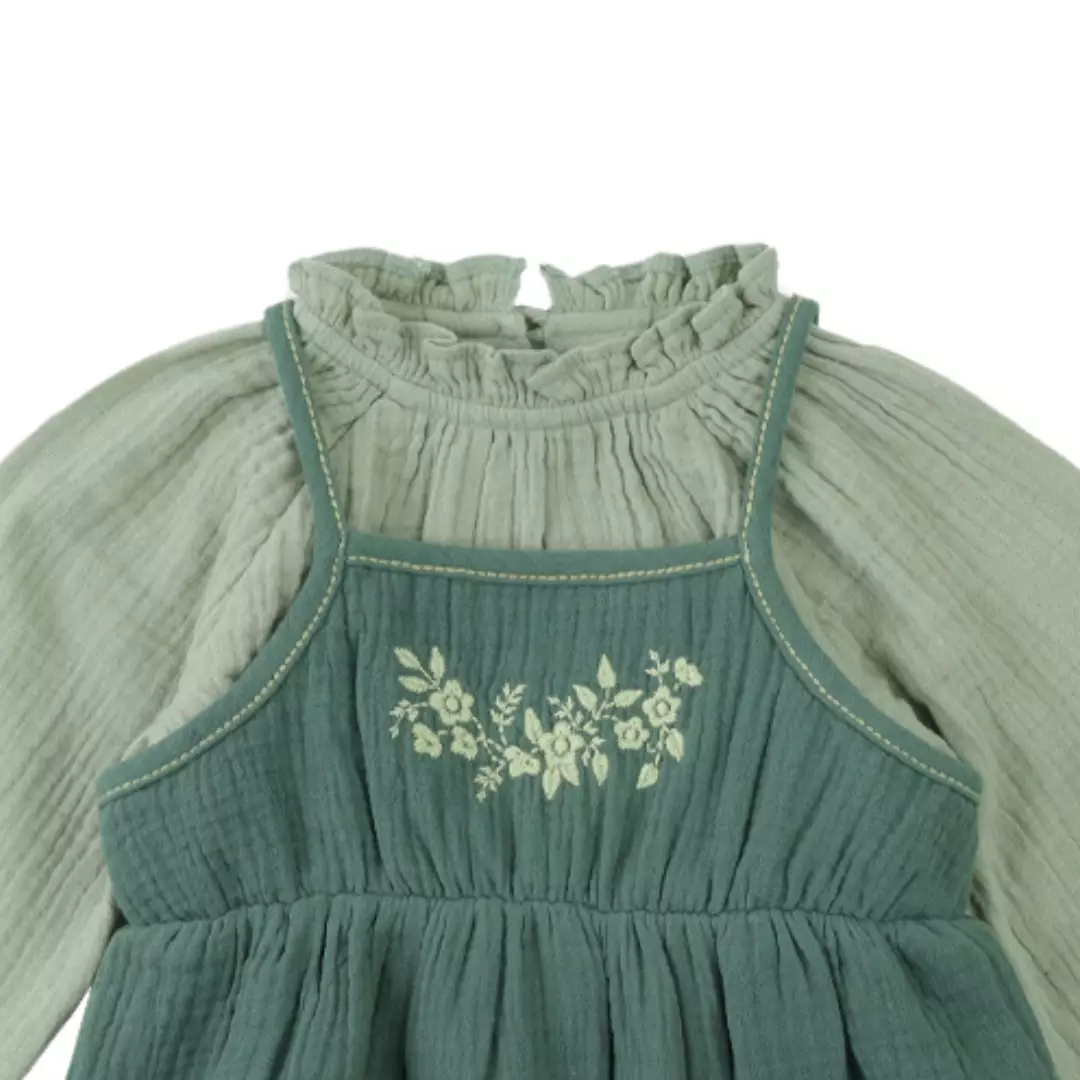 Gingersnaps Baby Botanical Dress Set - Set Bayi Perempuan (Multi)