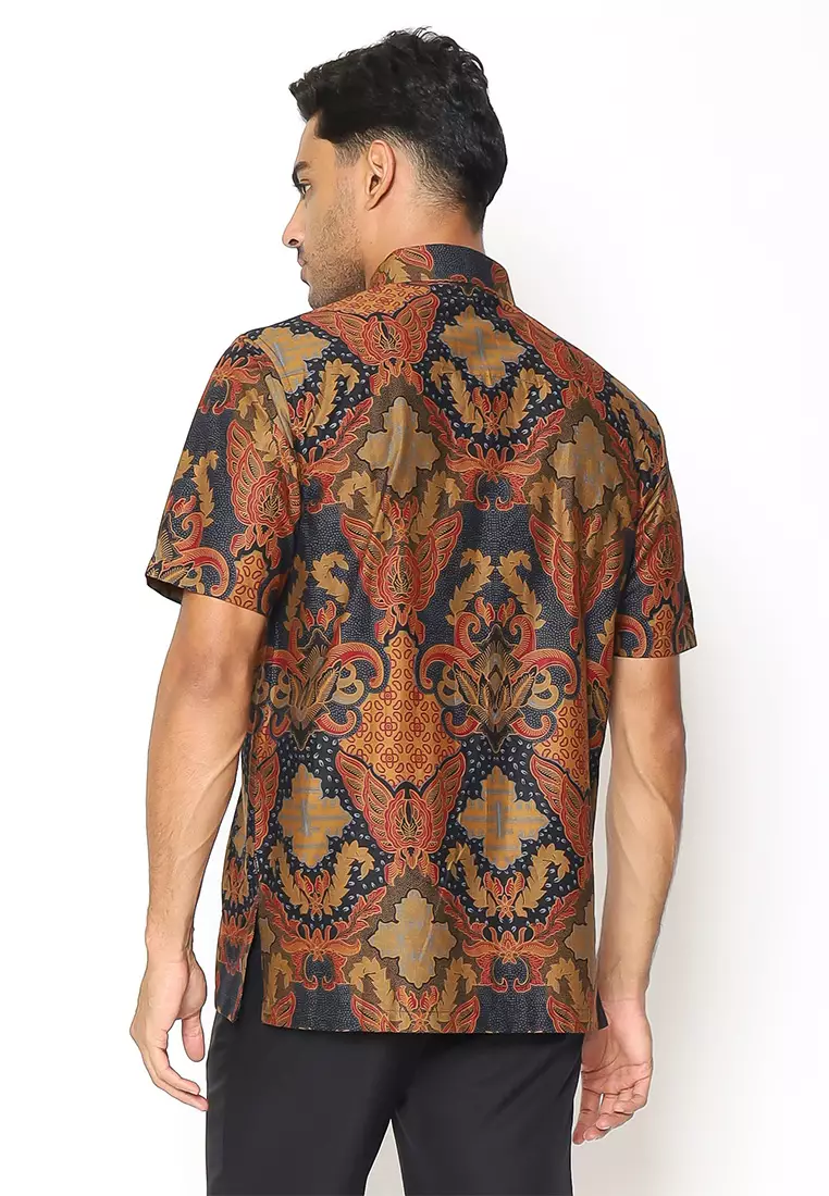 Hadinata Batik Pria Kemeja Pendek Karna Kalyani