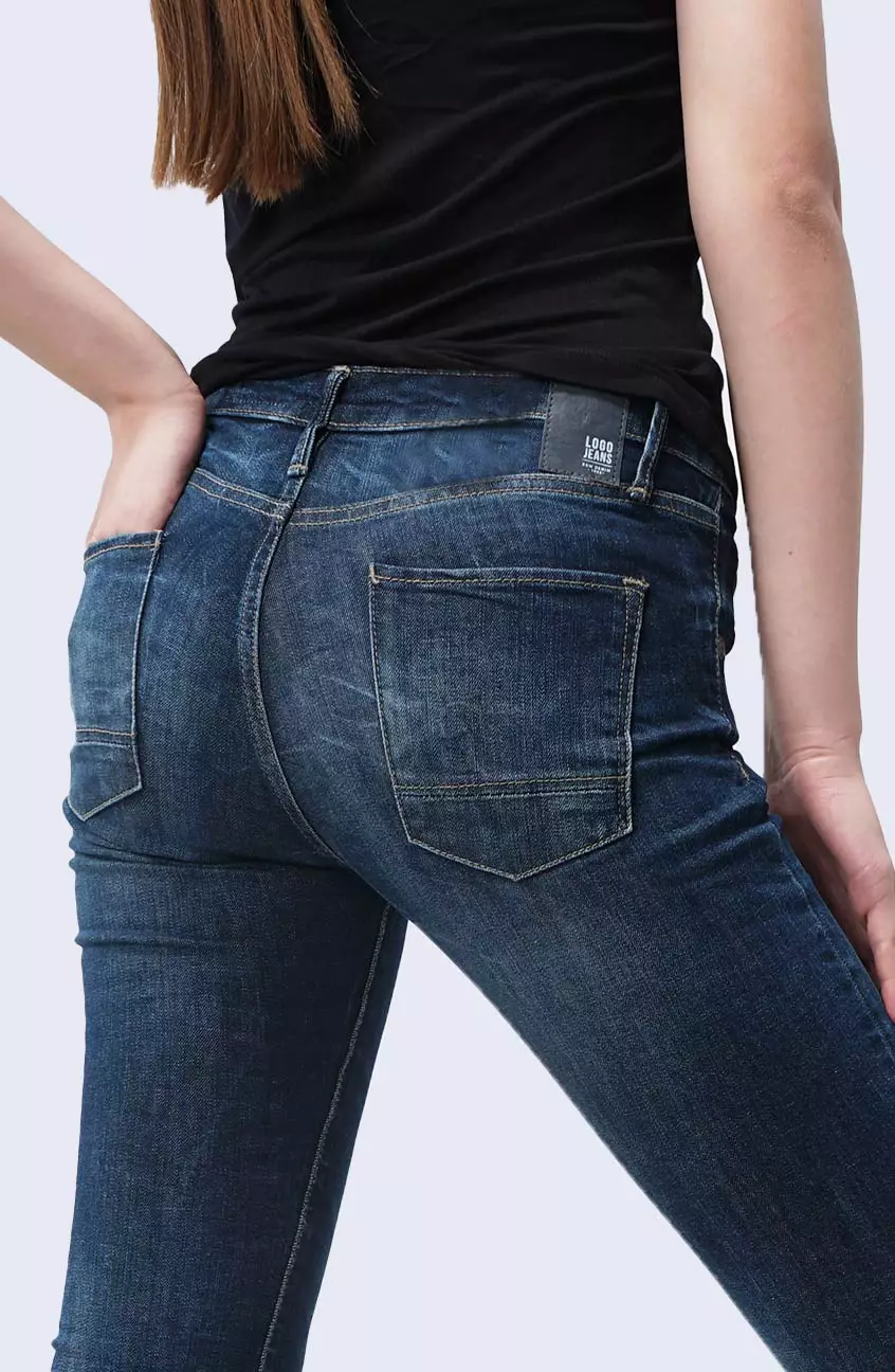 Celana Jeans Wanita  Skinny H2 Series Medium Blue