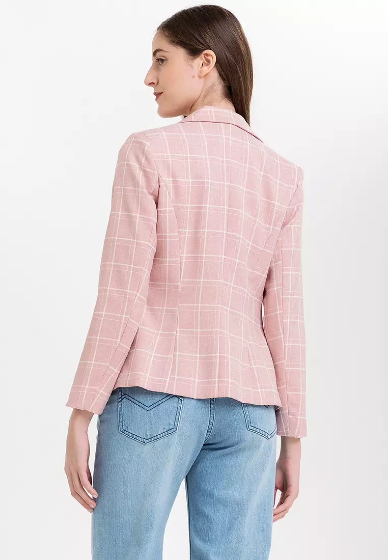 Checkered Blazer