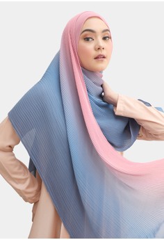 Warna jilbab cream plisket Baju Maroon