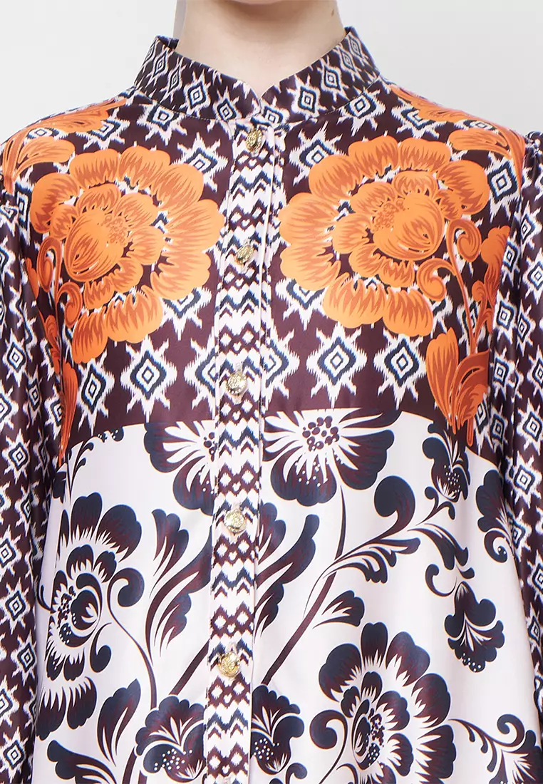 Kamilaa by Itang Yunasz Dress Elodie Brown