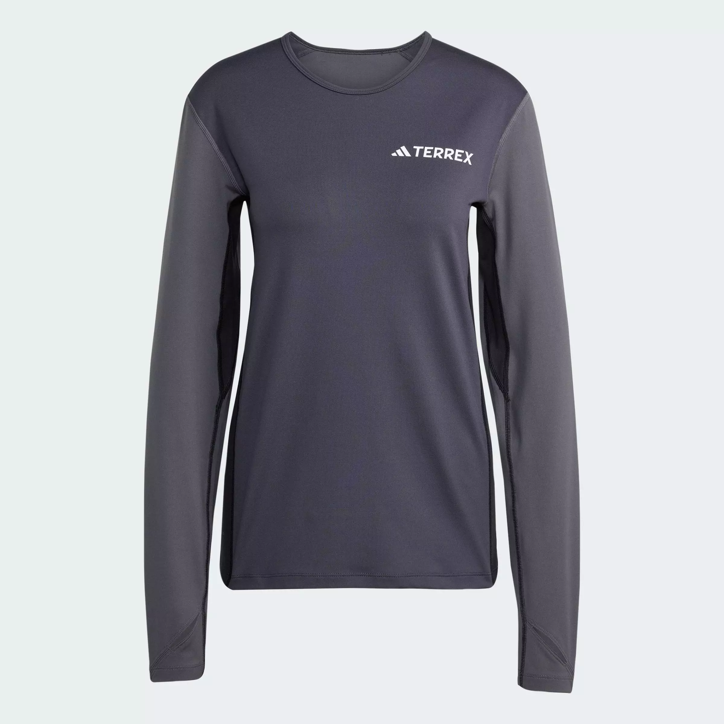 Hiking Multi Synthetic Base Layer Long Sleeve Women Grey JC8200
