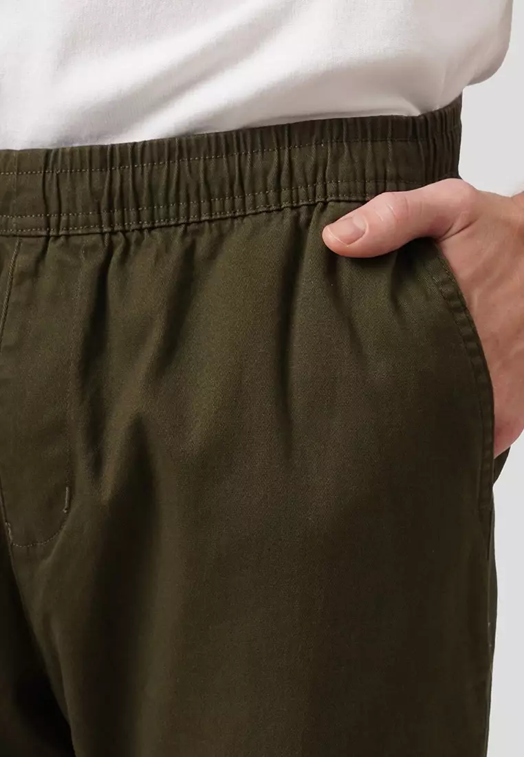 Regular Fit Pull Up Trousers