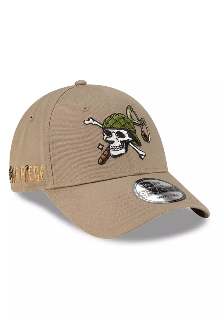 NE x One Piece Usopp Khaki 9FORTY Adjustable Cap