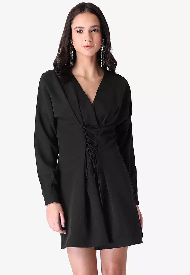 long cotton dresses for women VEVESMUNDO Ladies Linen Summer Maxi Loose Fitting f&f2025 Wool Dress Coat Black Color:Black Crochet
