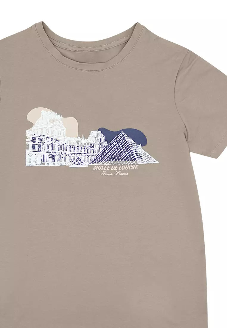 Ladie's Graphic T-shirt "Louvre"