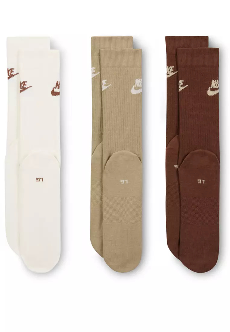 Sportswear Everyday Essential Crew Socks (3 Pairs)