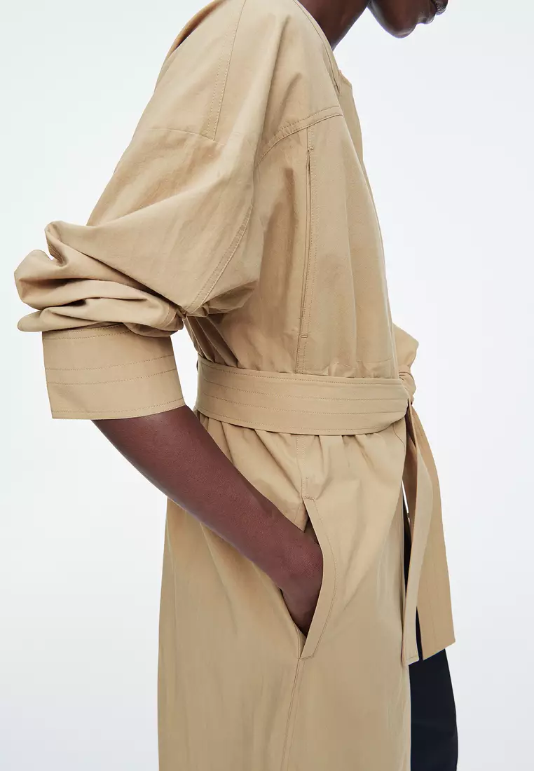 Belted Utility Shirt Dress