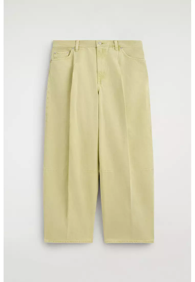 TWINE BARREL-LEG JEANS