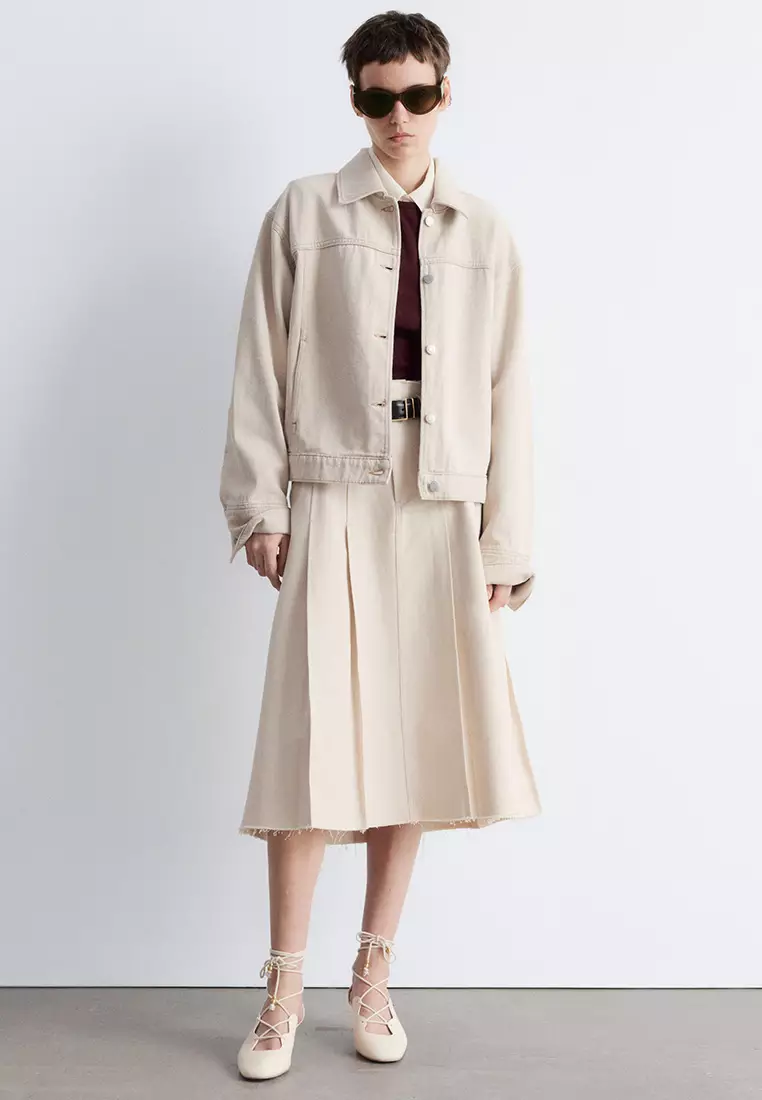 Lace-Up Leather Pumps