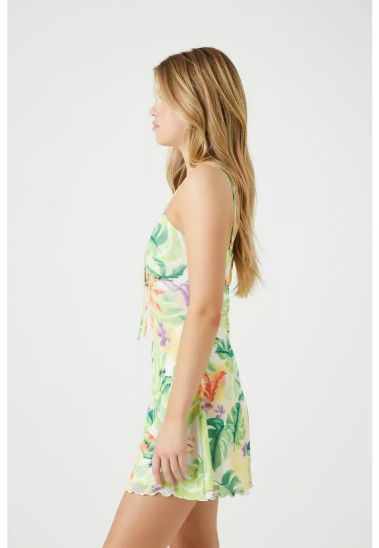 Forever 21 floral cami mini shop dress