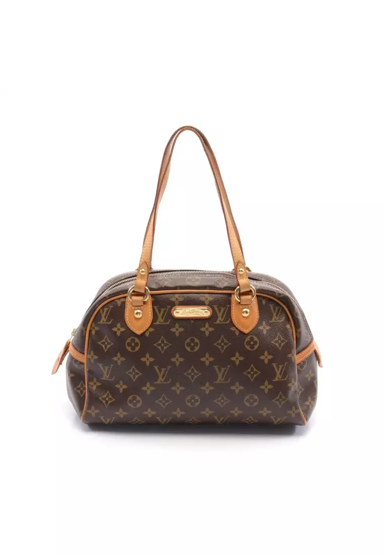 Louis Vuitton 2008 Pre-owned Monogram Montorgueil GM Tote - Blue