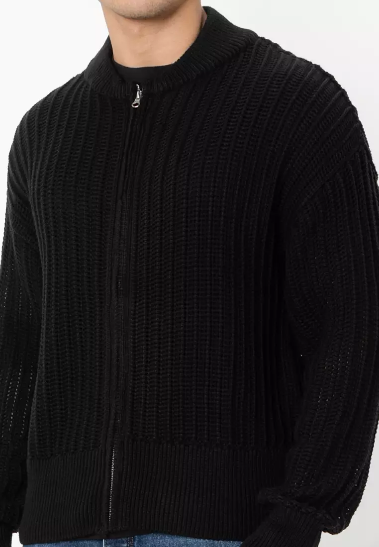 Knit Bomber Cardigan