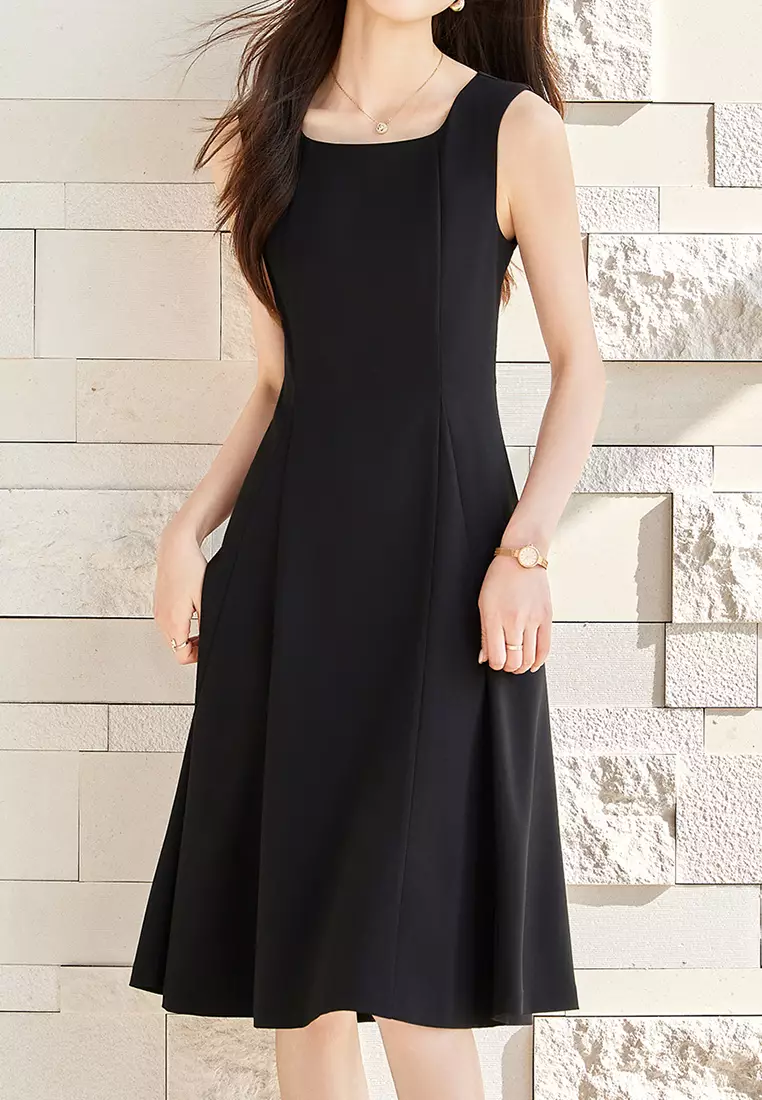 Slim Fit Sleeveless Dress YGH-EQ955