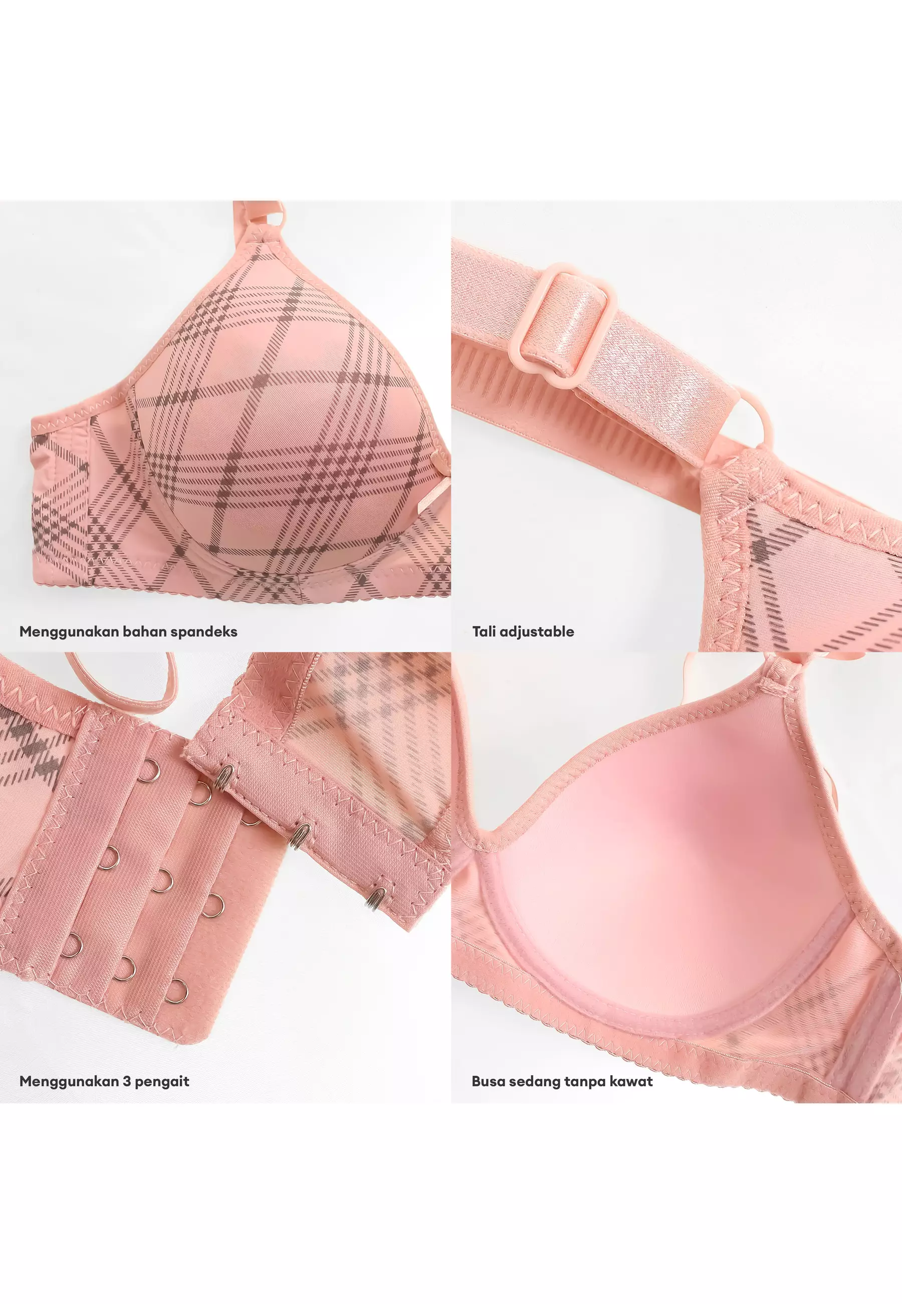 You've (You Have) BH Wanita Bra Pakaian Dalam Wanita Bra Bra Tanpa Kawat Busa Sedang Beha 100148