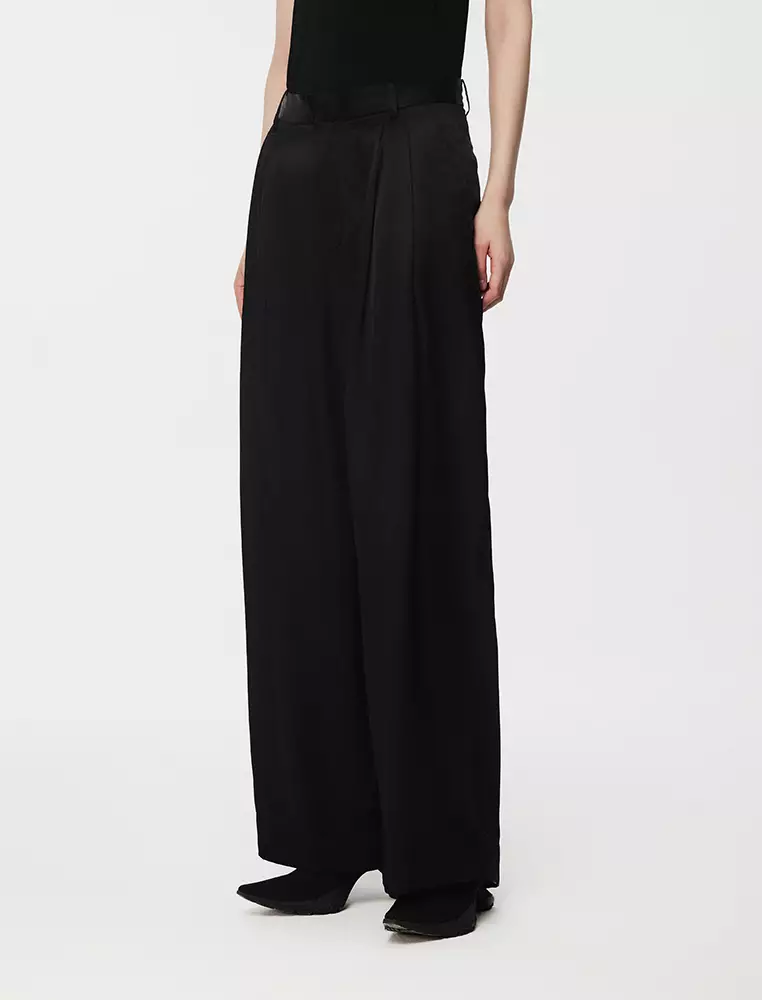 High-Waisted Wide Leg Ultra Long Pants