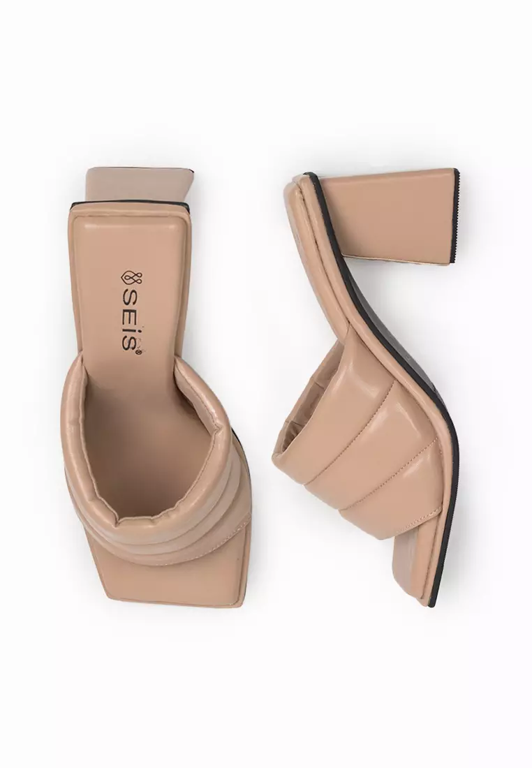 SEIS Quency Sandal Heels Wanita Hak 7 cm Handmade