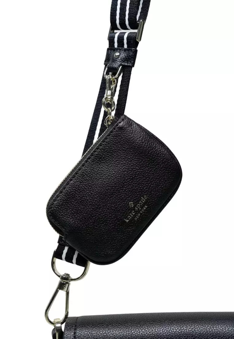 Rosie Flap Crossbody Black