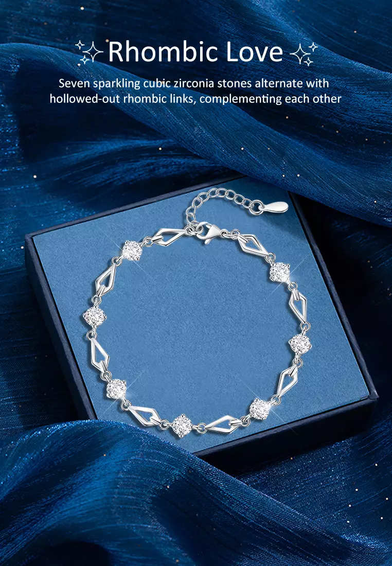 Gelang Wanita Perhiasan Berlian Mewah Fashion Korea Original Bracelet