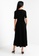 ck Calvin Klein black Drape Twill A-line Panel Dress 1861BAACBE04C5GS_2