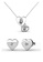 Her Jewellery silver ON SALES - Her Jewellery Double Love Set with Premium Grade Crystals from Austria HE581AC0RJ5TMY_1