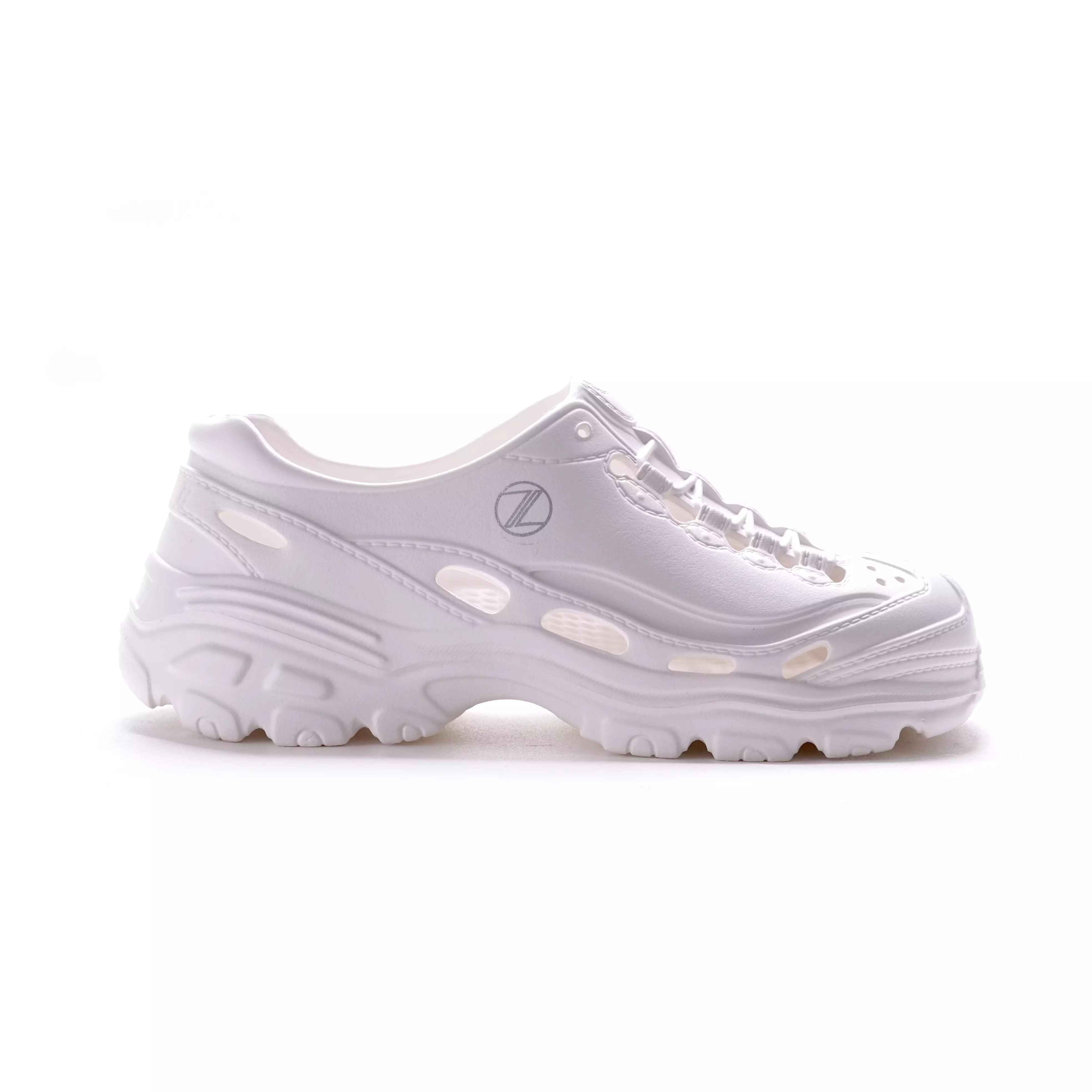 ZANDILAC - SANDAL WANITA DEWASA CH230169WD FULL KARET - PUTIH