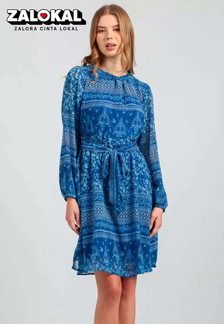 Chanira Kamila Dress-Blue Multi