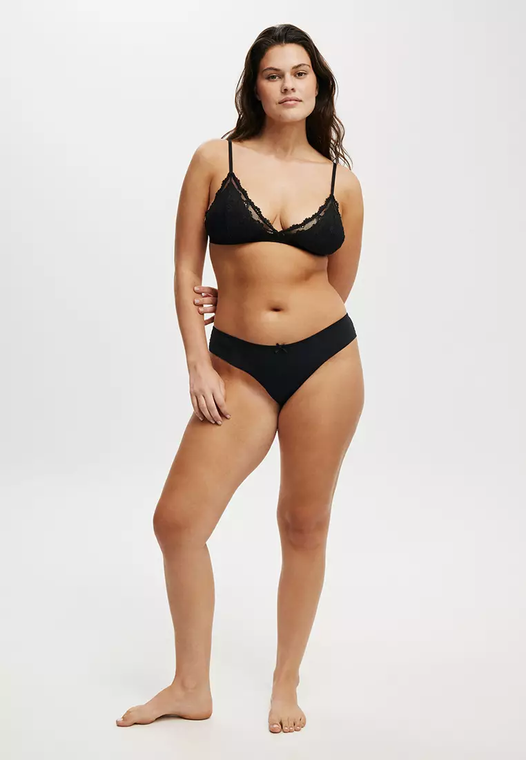 Everyday Lace Triangle Padded Bralette