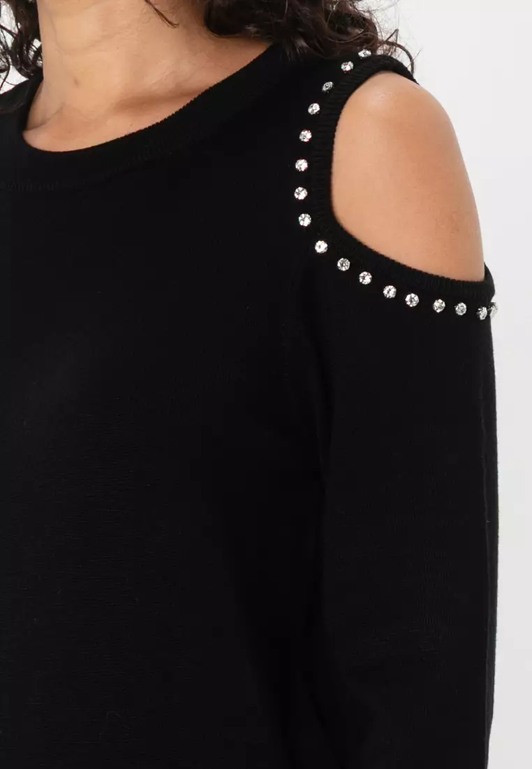 Gila O-Neck Bling Top