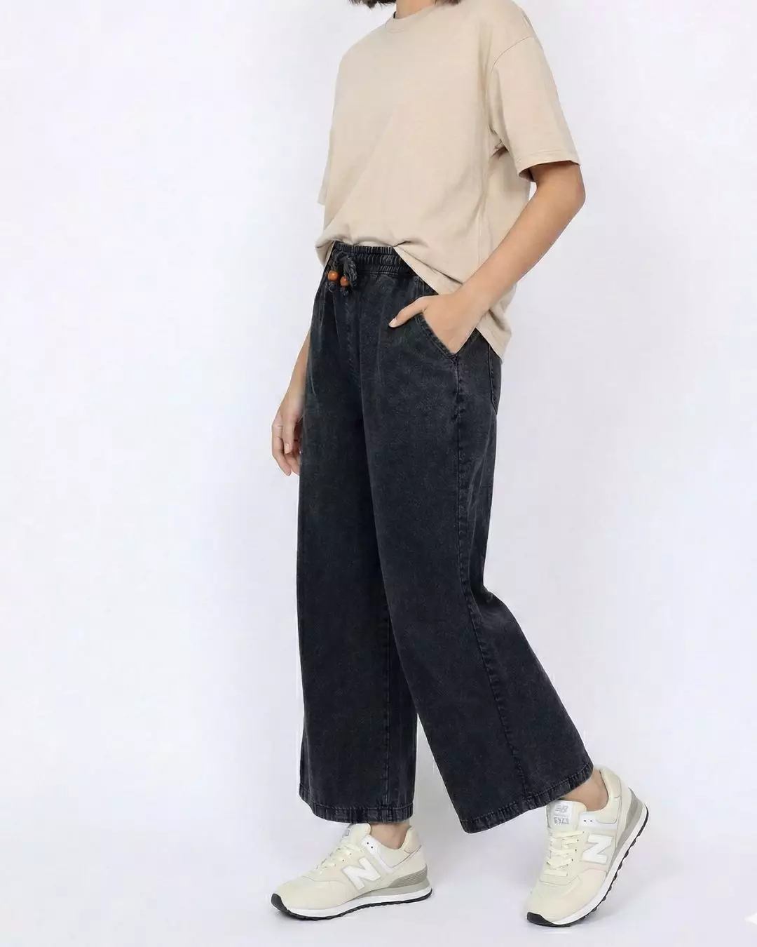Celana Panjang Wanita EMMA WIDE DENIM PANTS