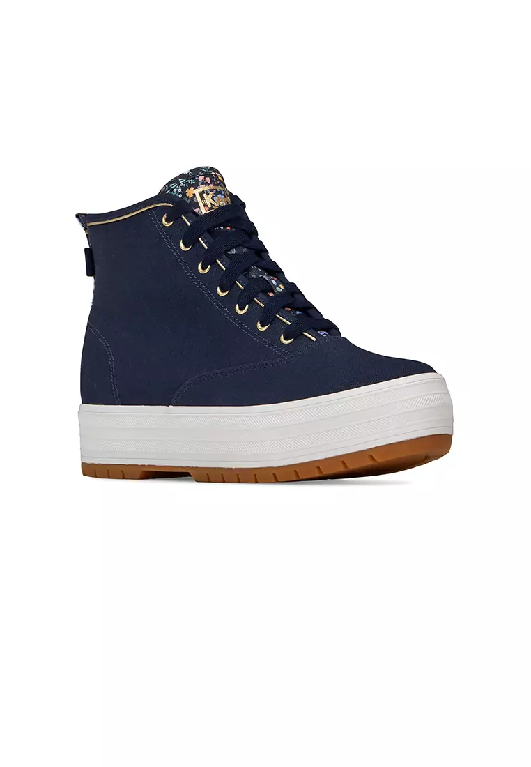 Women's The Platform Mid Lug RPC Bramble Fields Navy (WF68049)