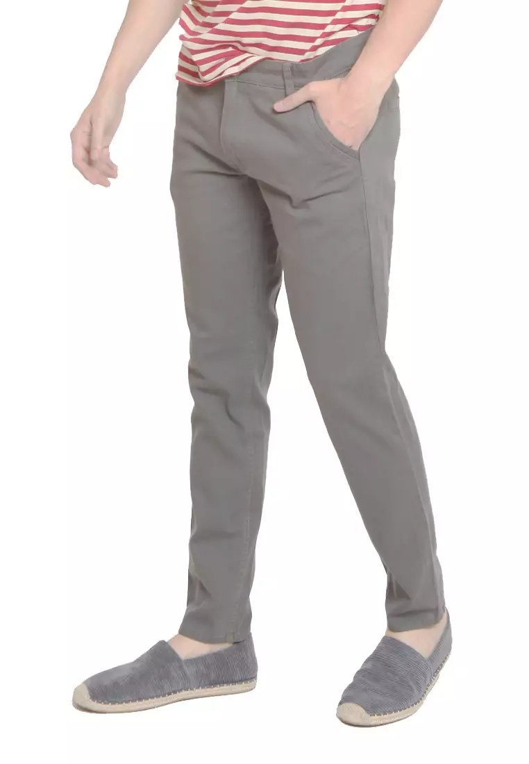 Long Pants Chinos Slim Fit Forever Grey