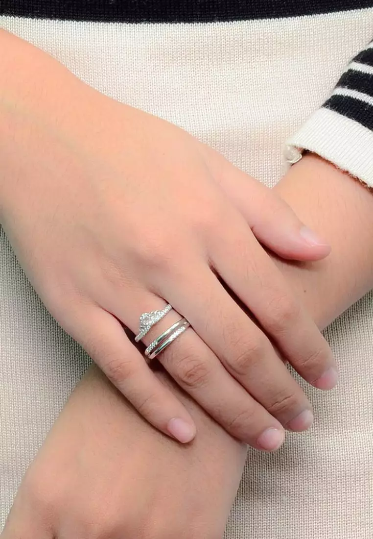 Silverworks cheap princess ring