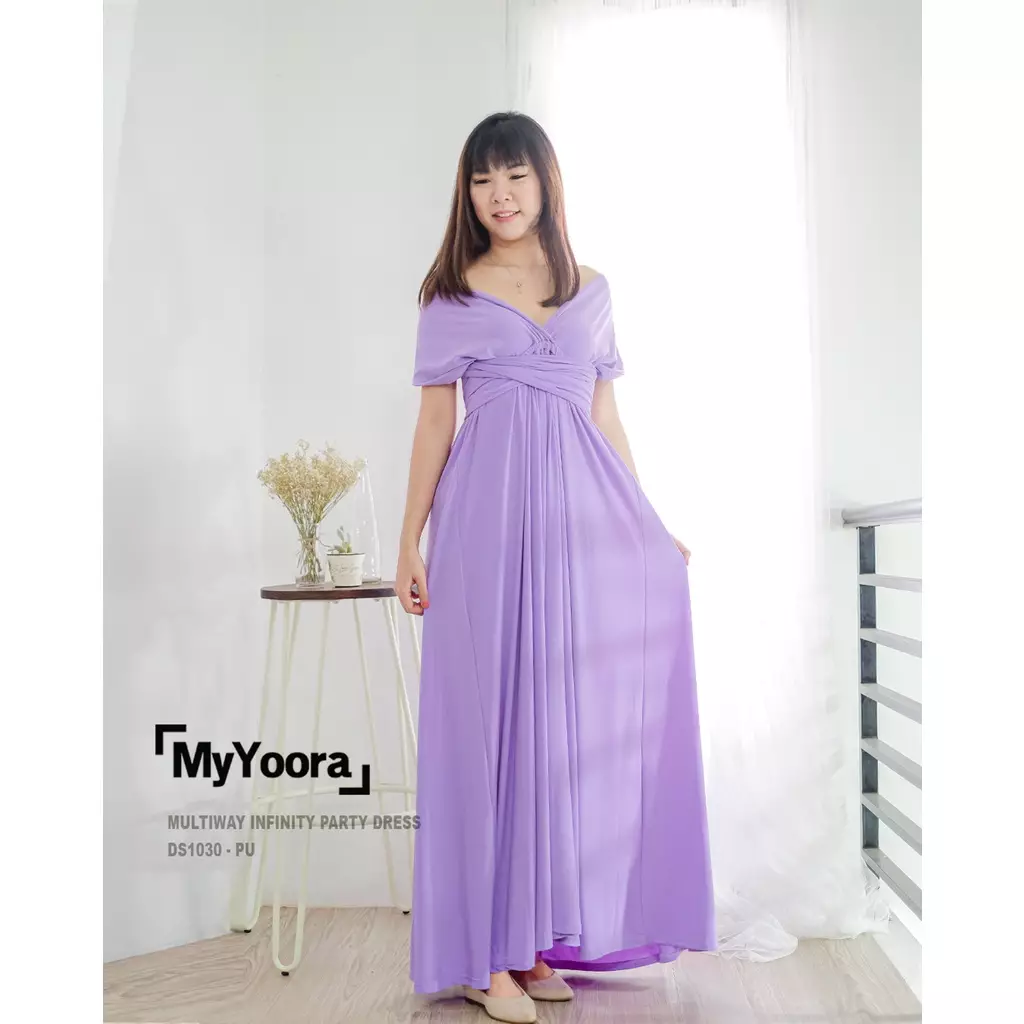 Jual MyYoora MyYoora Multiway Infinity Party Dress Gaun Formal
