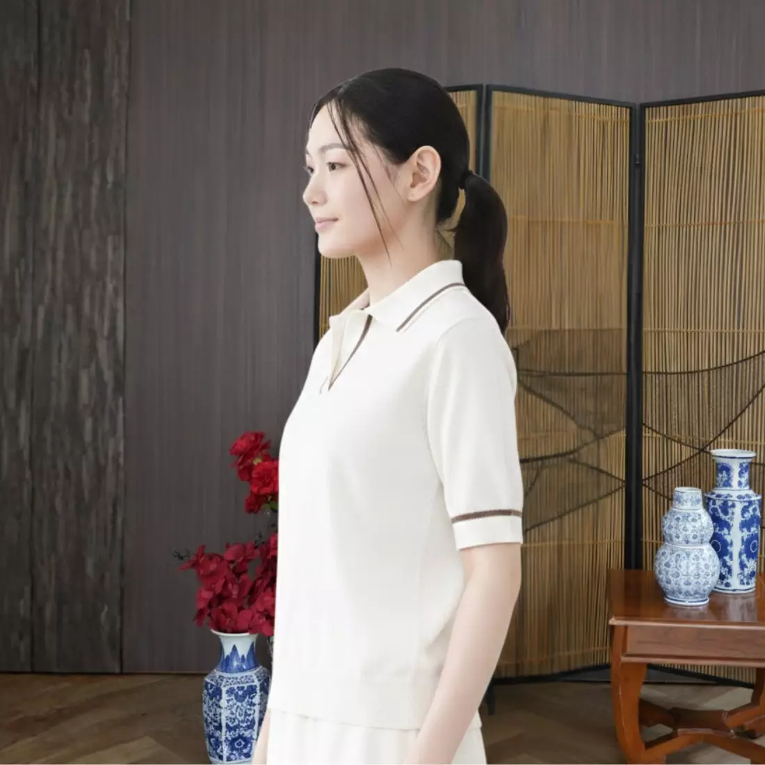 Hyein Lunar Blouse in White
