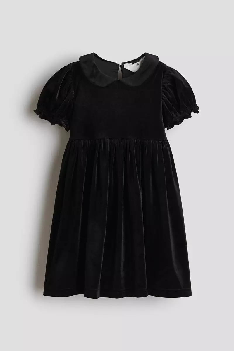 h&m velvet black dress Buy Collared 2026 Online Size:14.5/32 Little to no stretch Zara Long Sleeve Poplin _okendo:syndication_key:CL127639047